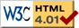 W3C　HTML4.01